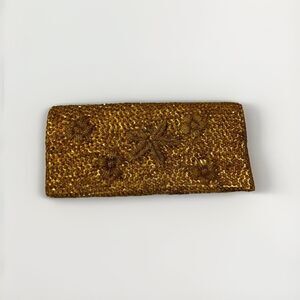 Vintage Beaded Purse Snap Clutch - Hand Made in Hong Kong